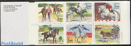 Sweden 1990 Horse Sports 6v In Booklet, Mint NH, Nature - Sport - Horses - Sport (other And Mixed) - Stamp Booklets - Neufs