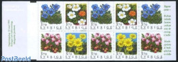 Sweden 1995 Mountain Flowers Booklet, Mint NH, Nature - Flowers & Plants - Stamp Booklets - Ongebruikt