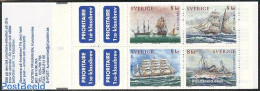 Sweden 1999 Australia, Ships 4v In Booklet, Mint NH, Transport - Stamp Booklets - Ships And Boats - Neufs