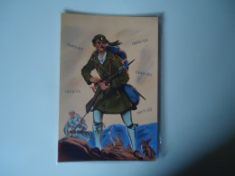 GREECE  POSTCARDS SOLDIER IN WAR WW1 WW2    MORE  PURHASES 10%  DISCOUNT - Greece