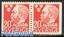 Sweden 1946 Alfred Nobel Booklet Pair, Mint NH, History - Science - Nobel Prize Winners - Chemistry & Chemists - Nuevos