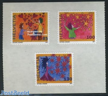 Switzerland 2007 Greeting Stamps 3v S-a, Mint NH, Various - Greetings & Wishing Stamps - Ongebruikt