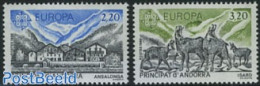 Andorra, French Post 1986 Europa, Environment 2v, Mint NH, History - Nature - Europa (cept) - Animals (others & Mixed).. - Nuovi