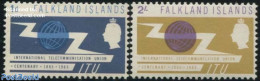 Falkland Islands 1965 I.T.U. 2v, Mint NH, Science - Various - Telecommunication - I.T.U. - Télécom