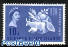 Gilbert And Ellice Islands 1963 Freedom From Hunger 1v, Mint NH, Health - Nature - Food & Drink - Freedom From Hunger .. - Alimentation