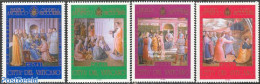 Vatican 2003 Niccolina Paintings 4v, Mint NH, Art - Paintings - Ongebruikt