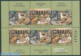 Bosnia Herzegovina - Serbian Adm. 2005 Europa, Food Sheet From Booklet, Mint NH, Health - History - Food & Drink - Eur.. - Alimentation