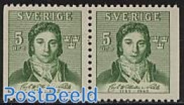 Sweden 1942 C.W. Von Scheele Booklet Pair, Mint NH, Science - Chemistry & Chemists - Nuevos