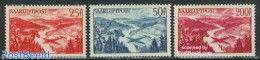 Germany, Saar 1948 Airmail 3v, Mint NH - Other & Unclassified