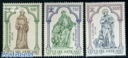 Vatican 1995 Saint Antonio Of Padua 3v, Mint NH, Religion - Religion - Nuevos