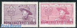 Korea, South 1957 Scouting 2v, Mint NH, Sport - Scouting - Corea Del Sur