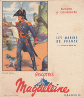 BUVARD & BLOTTER - Biscottes MAGDELEINE - Granville - Série Les Marins De France - N°13 - Officier De Marine 1805 - Autres & Non Classés