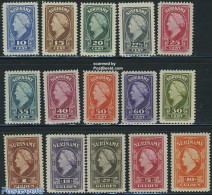 Suriname, Colony 1945 Definitives Wilhelmina 15v, Unused (hinged) - Autres & Non Classés