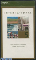 Canada 2003 Tourism Int. 5v In Booklet, Mint NH, Nature - Transport - Various - Bears - Water, Dams & Falls - Stamp Bo.. - Neufs