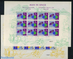 Suriname, Colony 1961 Space 2 M/ss, Mint NH, Transport - Space Exploration - Other & Unclassified