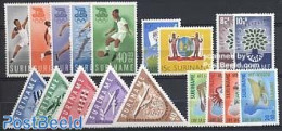 Suriname, Colony 1960 Yearset 1960 (18v), Mint NH, Various - Yearsets (by Country) - Non Classés