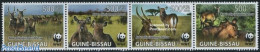 Guinea Bissau 2008 WWF, Animals 4v [:::] Or [+], Mint NH, Nature - Animals (others & Mixed) - World Wildlife Fund (WWF) - Guinée-Bissau