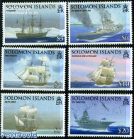 Solomon Islands 2009 Ships 6v, Mint NH, Transport - Ships And Boats - Ships