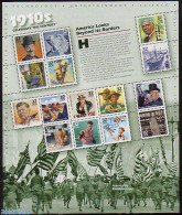 United States Of America 1998 1910s 15v M/s, Mint NH, Health - History - Nature - Performance Art - Science - Sport - .. - Unused Stamps