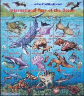 United Nations, New York 1998 YEAR OF THE OCEAN 12V, Mint NH, Nature - Sport - Fish - Sea Mammals - Turtles - Diving - Fishes