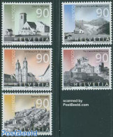 Switzerland 2003 UNESCO, Cultural Heritage 5v, Mint NH, History - Religion - Unesco - World Heritage - Churches, Templ.. - Unused Stamps