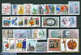 Germany, Berlin 1989 Yearset 1989, Complete, 30v, Mint NH, Various - Yearsets (by Country) - Nuevos