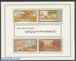 South Africa 1976 Erich Mayer S/s, Mint NH, Nature - Trees & Forests - Art - Paintings - Unused Stamps