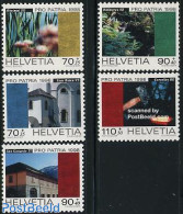 Switzerland 1998 Pro Patria 5v, Mint NH, Religion - Churches, Temples, Mosques, Synagogues - Nuovi