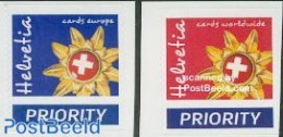 Switzerland 2002 Cards Europe/Worldwide 2v, Mint NH, Various - Tourism - Unused Stamps