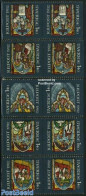 Sweden 1982 Christmas 5 Booklet Pairs, Mint NH, Religion - Christmas - Art - Stained Glass And Windows - Nuovi