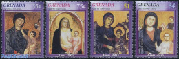 Grenada 2003 Christmas 4v, Mint NH, Religion - Christmas - Art - Paintings - Navidad