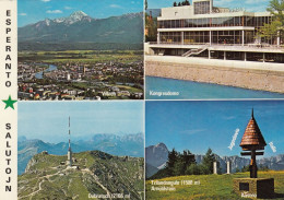 Esperanto Kongreso Villach Austria 1975 Old Postcard - Esperanto