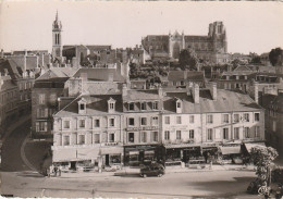 50 - Avranches - Vue Générale Et Place Littré - Avranches