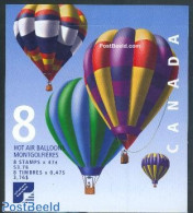 Canada 2001 Balloons Booklet, Mint NH, Transport - Stamp Booklets - Balloons - Nuevos