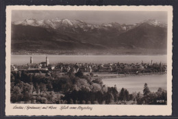 Ansichtskarte Lindau Bodensee Alpenpanorama Bayern Nach Berlin 10.06.1953 - Otros & Sin Clasificación