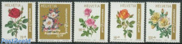 Switzerland 2002 Pro Juventute, Roses 5v, Mint NH, Nature - Various - Flowers & Plants - Roses - Scented Stamps - Neufs