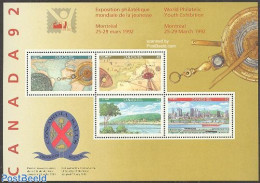 Canada 1992 Canada 1992 S/s, Mint NH, Transport - Various - Ships And Boats - Maps - Nuevos