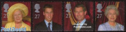 Great Britain 2000 Queen Mother 4v, Mint NH, History - Kings & Queens (Royalty) - Nuevos