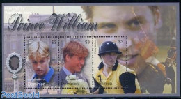 Dominica 2003 Prince William 3v M/s, Mint NH, History - Kings & Queens (Royalty) - Familles Royales