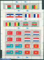 United Nations, New York 1980 Flags 4 M/ss, Mint NH, History - Flags - Autres & Non Classés