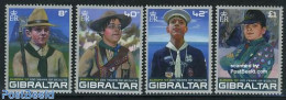 Gibraltar 2007 Scouting, Europa 4v, Mint NH, History - Sport - Europa (cept) - Scouting - Gibraltar