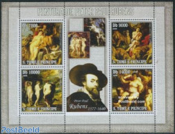 Sao Tome/Principe 2006 Rubens Paintings 4v M/s, Mint NH, Art - Nude Paintings - Paintings - Rubens - Sao Tome En Principe