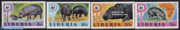 Liberia 1984 WWF, Pygmy Hippopotamus 4v, Rubens Painting, Mint NH, Nature - Animals (others & Mixed) - Hippopotamus - .. - Autres & Non Classés