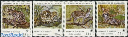 El Salvador 1988 WWF, Tigers 4v, Mint NH, Nature - Animals (others & Mixed) - Cat Family - World Wildlife Fund (WWF) - El Salvador