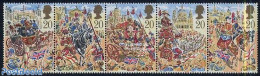 Great Britain 1989 Lord Mayors Show 5v [::::], Mint NH, Nature - Horses - Ungebraucht