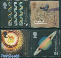 Great Britain 1999 Millennium, Science 4v, Mint NH, Health - Nature - Science - Health - Prehistoric Animals - Astrono.. - Autres & Non Classés