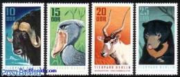 Germany, DDR 1970 Berlin Zoo 4v, Mint NH, Nature - Animals (others & Mixed) - Bears - Birds - Neufs