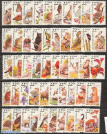 United States Of America 1987 Animals 50v, Mint NH, Nature - Animals (others & Mixed) - Bears - Birds - Birds Of Prey .. - Unused Stamps