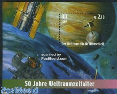 United Nations, Vienna 2007 50 Years Space Age S/s, Mint NH, Transport - Space Exploration - Other & Unclassified