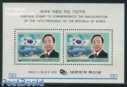 Korea, South 1993 Kim Young Sam S/s, Mint NH, History - Politicians - Korea (Zuid)